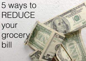 reduce grocery bill